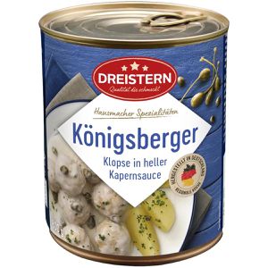 Dreistern Fertiggericht Königsberger Klopse, 800g
