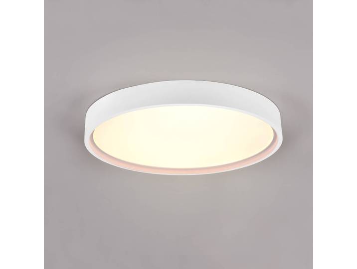 Trio Lighting LED Deckenlampe Doha, weiß / opal, für Wohn- / Esszimmer, Metall, LED Deckenleuchte