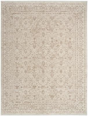 Nourison Shadows Indoor only Ivory Grey Persian Area Rug