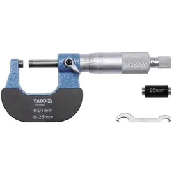 Yato, Messuhr + Messschraube, Profi Mikrometer 25-50mm YT-72301