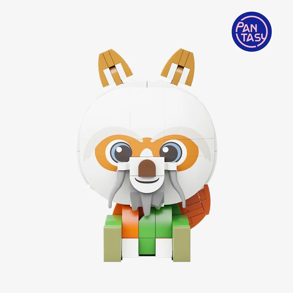 Pantasy Bouwdoos Kung Fu Panda Shifu zittende babyfiguur 11 cm