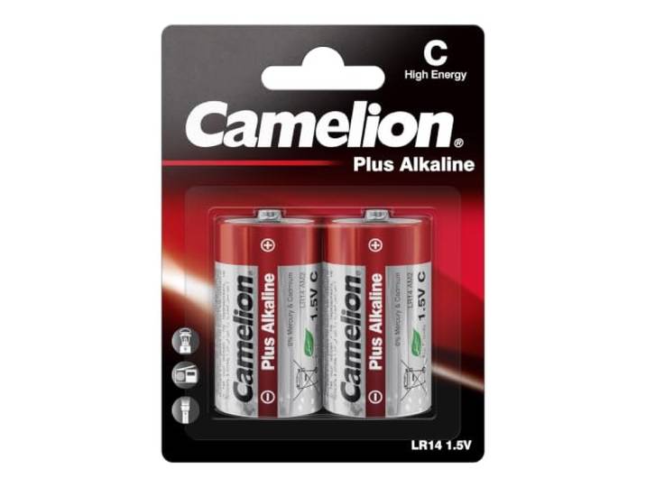 Batterij Camelion Alkal.Baby LR14 2er