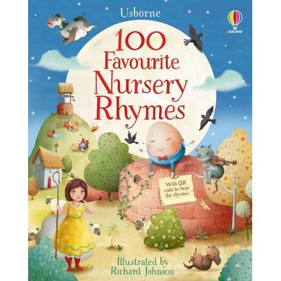 100 Favourite Nursery Rhymes, Gebundene Ausgabe von Felicity Brooks, Usborne Publishing, 978-1-80370-104-2