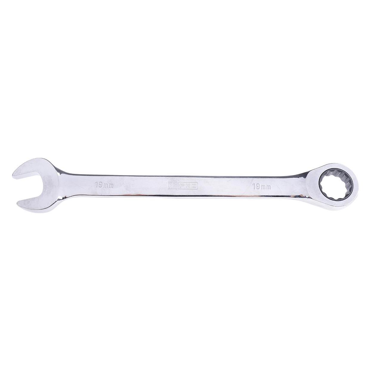 RS PRO Ratschen-Kombischlüssel 19mm (19 mm) (487044)