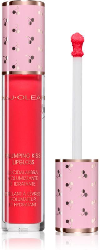Naj Oleari Plumping Kiss Lip Gloss moisturising and plumping lip gloss shade 09 Raspberry Red 6 ml