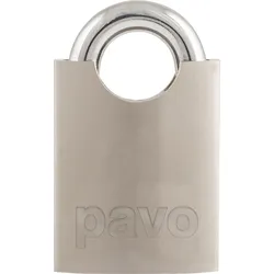 pavo Vorhängeschloss silber