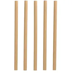 PAPSTAR 100 Shake-Halme Papier Ø 10 mm · 21 cm braun (89906, 100 Stück)