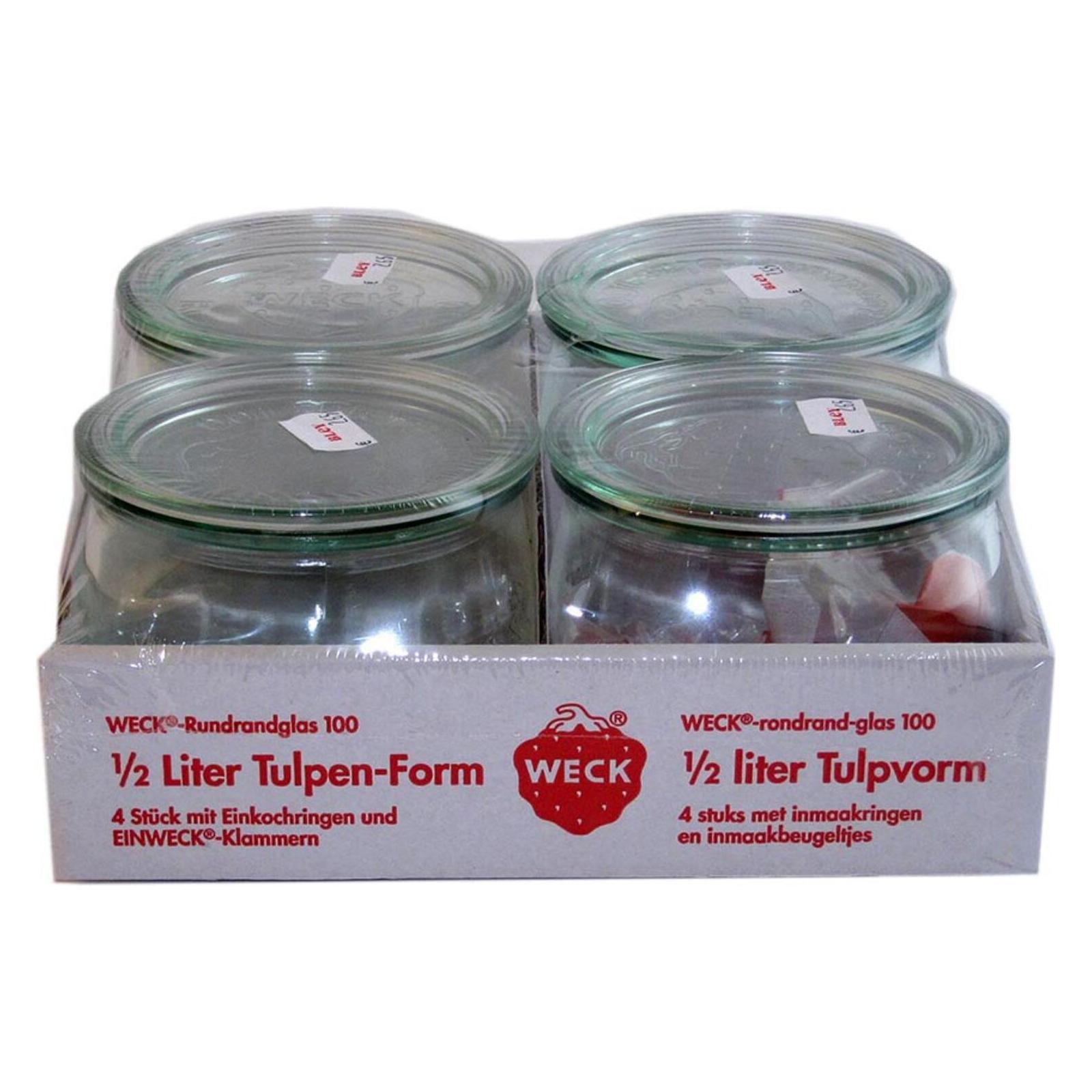 Weck Tulpenform (4 Stk., 0.50 l) (744806)