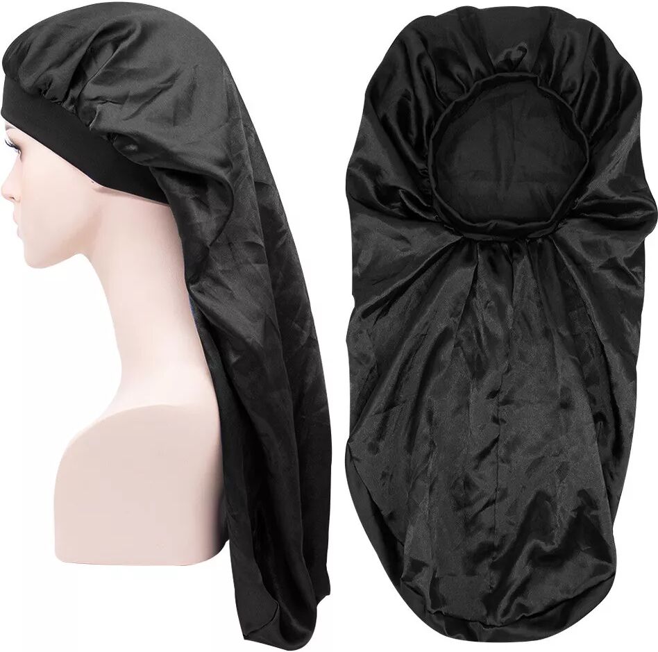 INF Bonnet de nuit long en satin