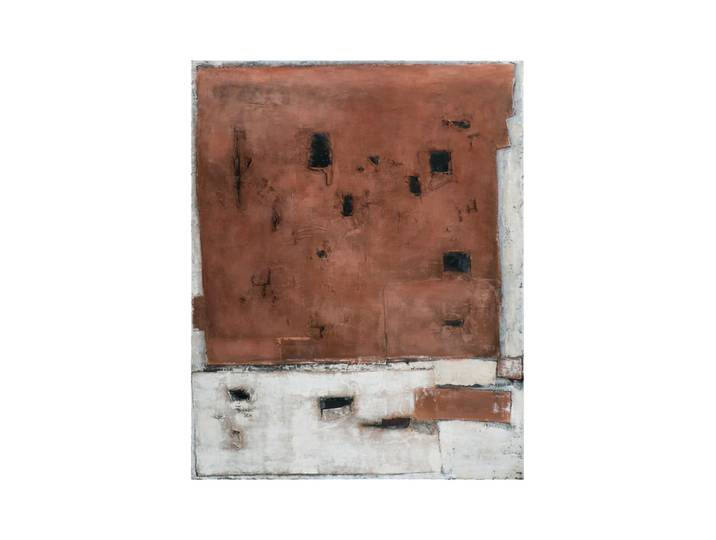 Handgemaltes Bild „Komposition in Erdtönen“ 115 x 150 cm Multicolor Crea Collection
