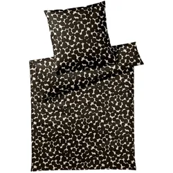 Elegante Mako-Satin Bettwäsche »Pebbles« 2431-09 Bettwäsche / 155x220 cm / 80x80 cm