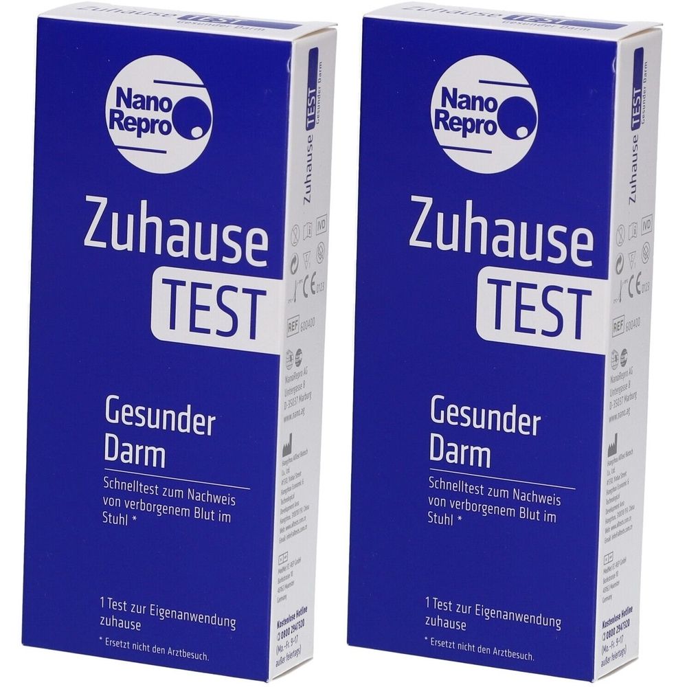 Zuhause Test Gesunder Darm FOB Stuhl 2x 2x1 St