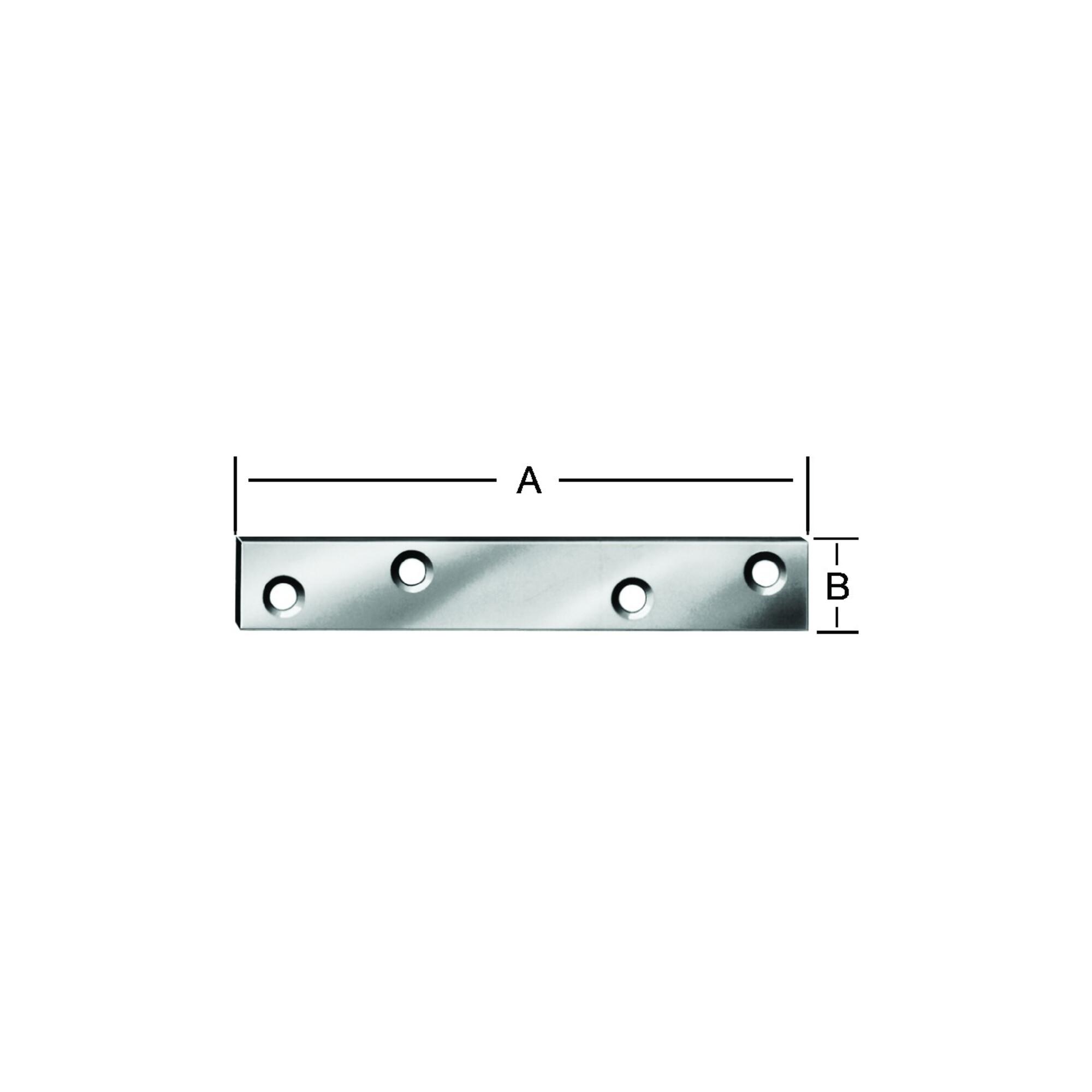 VORMANN Verbindungsblech 100x 15mm Edelstahl, rostfrei ohne Ersatz (010183100)