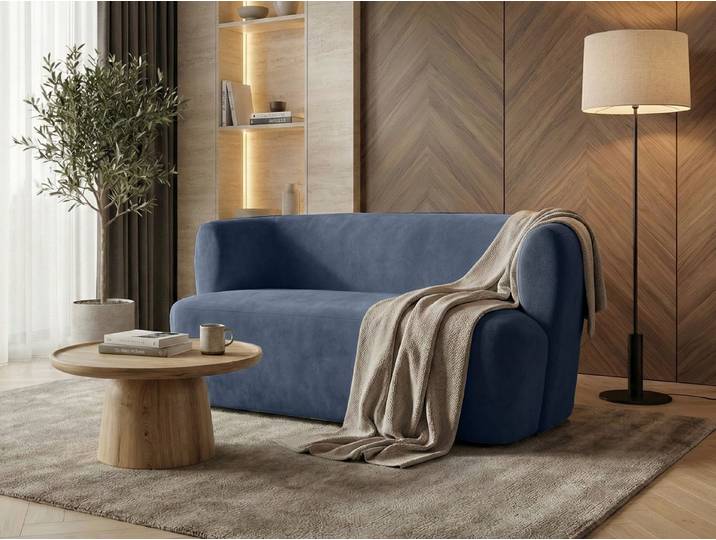 Beautysofa Sofa NORI 2-Sitzer Sofa Skandinavisches Minimalistisches Design, Modernes Lounge-Sofa, Perfekt für Wohnzimmer, Wartezimmer oder Empfangsbereich