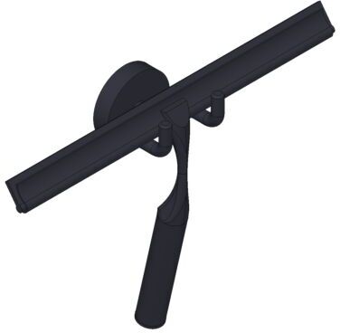 Giese GmbH Giese Gifix Uno Haken 33025-14 mit Wischer, schwarz matt