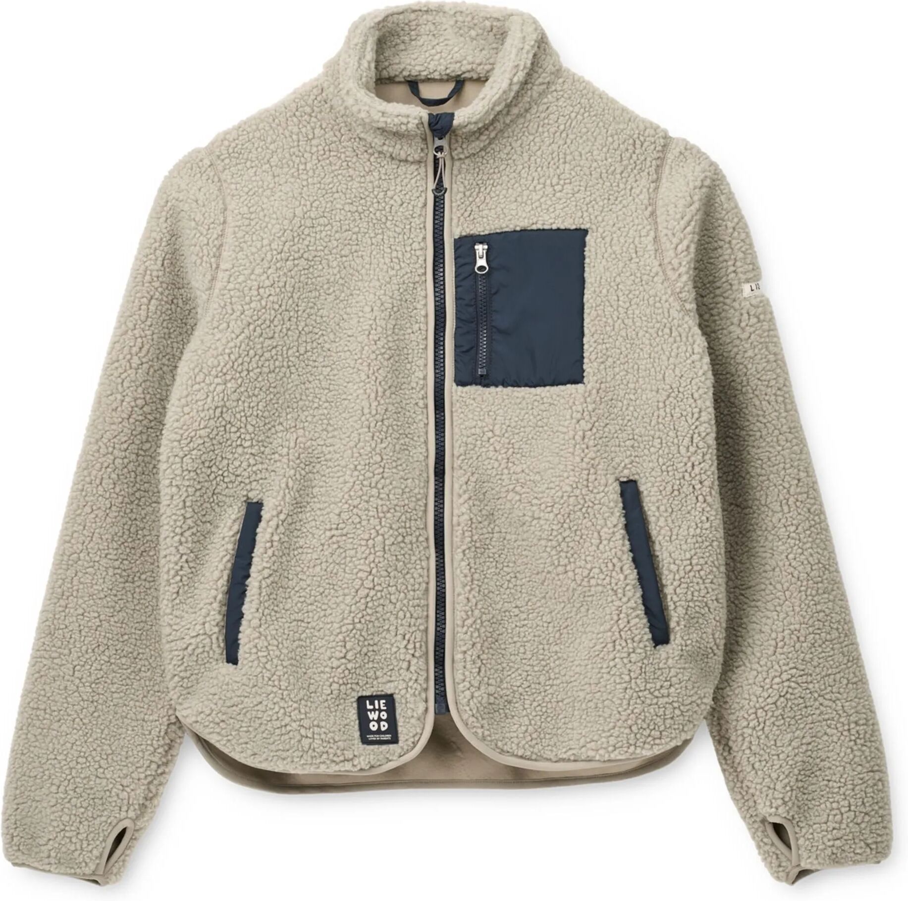 Liewood Veste Façon Sherpa Nelson Fibres Recyclées Grège XS