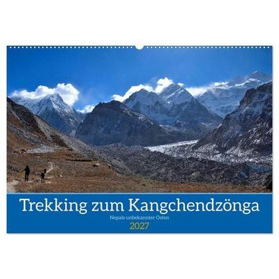 Trekking zum Kangchendzönga (Wandkalender 2027 DIN A2 quer), CALVENDO Monatskalender