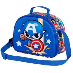 Karactermania 3D Lunch Bag Patriot, Lunchbox, Blau, Mehrfarbig