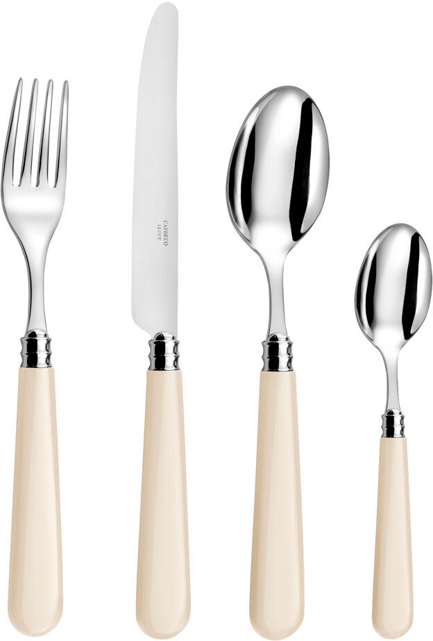 CAPDECO Altea 24 Piece Cutlery Set, Service for 6 Ivory 24