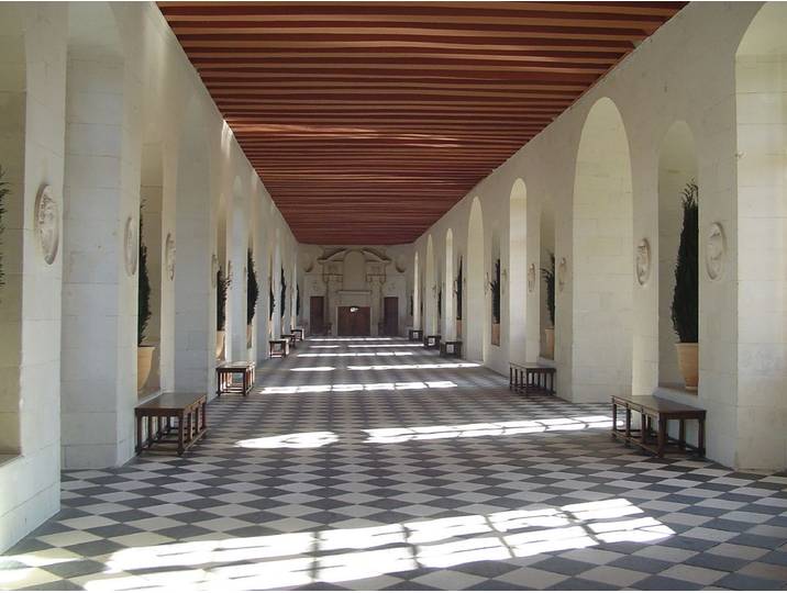 Fototapete PAPERMOON Chenonceau Schloss , bunt, B:4m L:2,6m, Vlies, Tapeten, Fototapete