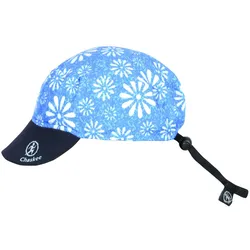 Chaskee Reversible Cap Happy Flowers Funktions-Sportkappe hellblau - STK