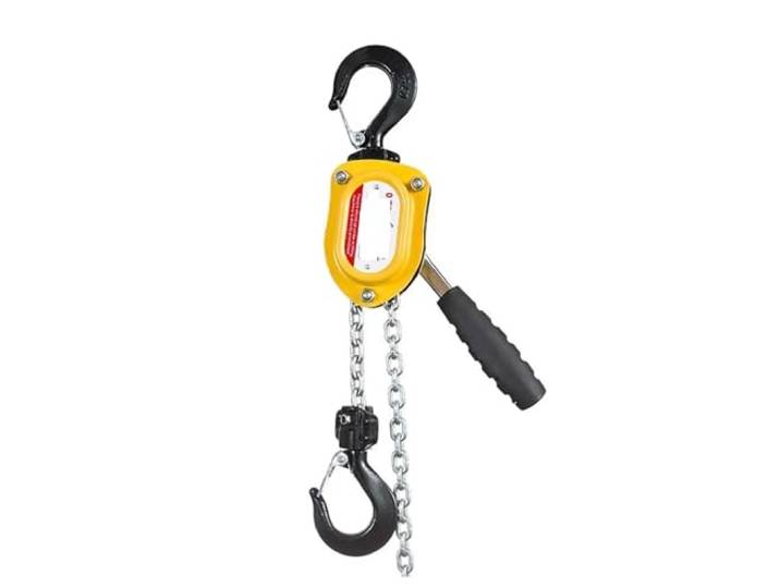flaschenzug Seilhebezug 0,25–0,75 t Handhebel-Kettenzugwinde, 1,5 m Haken Mount Lift Tragbarer Block für Heben schwerer Gegenstände(0.25 TON)