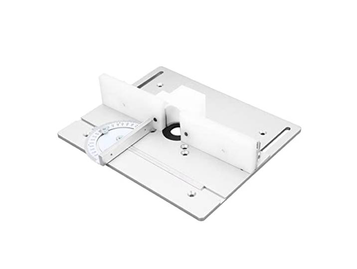 Präzisions-Oberfräsen-Lift, Holzbearbeitungs-Oberfräsen-Tisch-Einlegeplatte, Lift-Basis für 64–66 mm Durchmesser Motor, Max. Lift 51 mm Holzbearbeitungswerkzeuge für Oberfräsen-Gravur, Heimwerker-