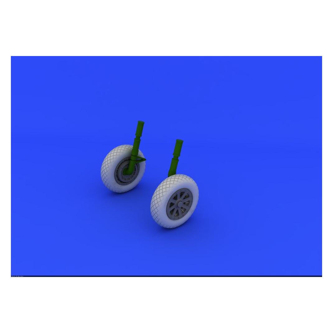 Eduard F4U-1 wheels diamond pattern for Tamiya (632052)
