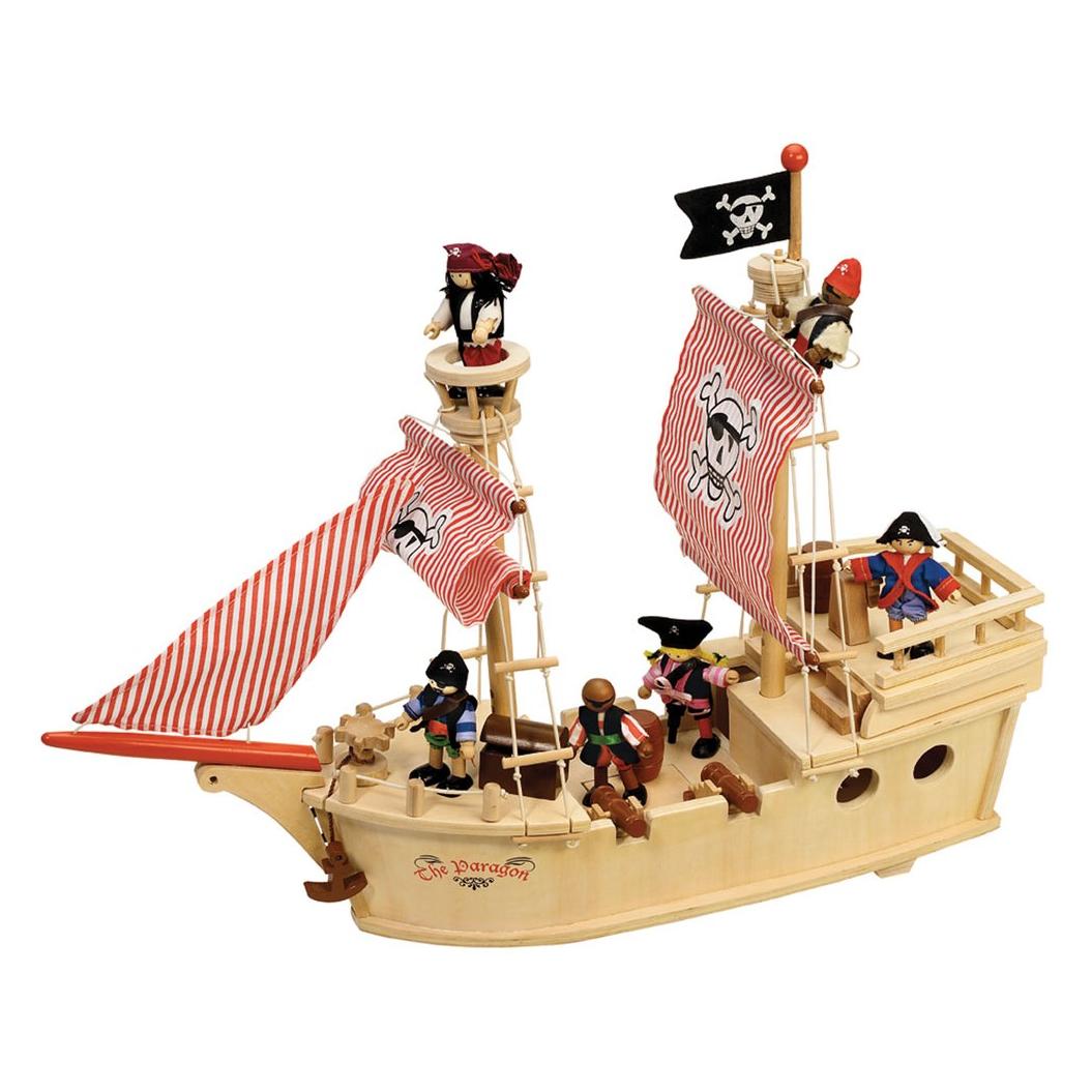 Bigjigs Tidlo Das Paragon Piratenschiff (T0094)