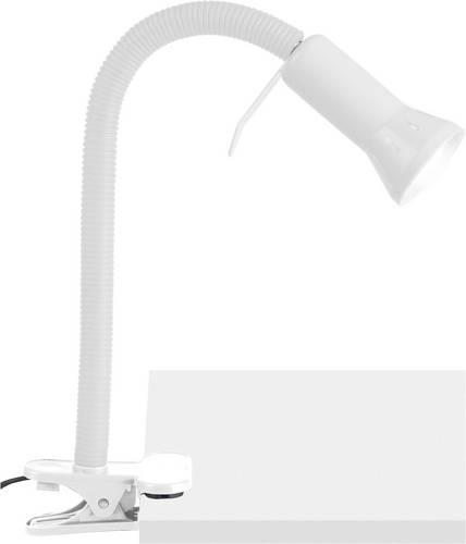 Brilliant Antony Klemmleuchte Energiesparlampe E14 40W Weiß
