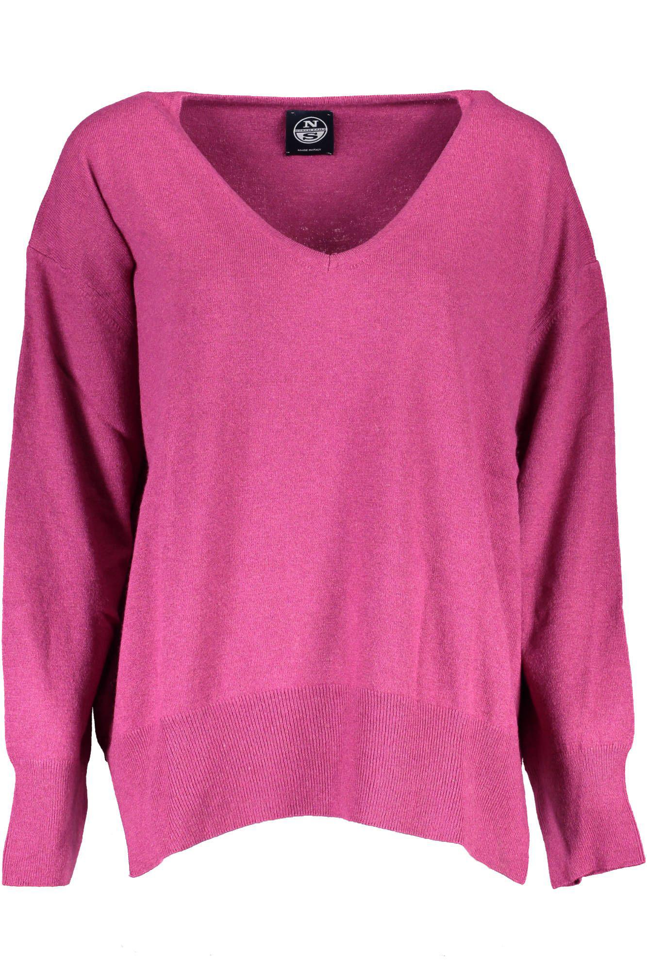 V-Ausschnitt Merinowolle Pullover