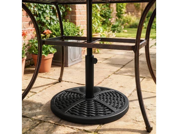 Outsunny Base Parasol Noir Ø45cm 9kg