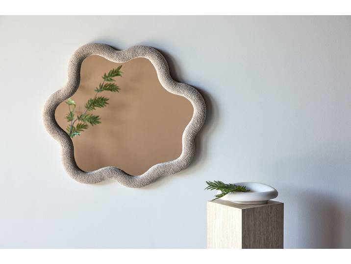 Miroir mural Kungsbacka 70 x 4 x 70cm Transparent Peluche 70 x 4 x 70cm