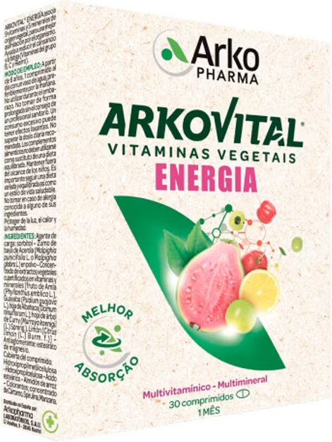 Arkopharma Arkovital Energia 30 comprimidos
