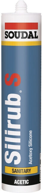 Soudal Silicone Salle de bain Silirub S gris 300 ml (101416)