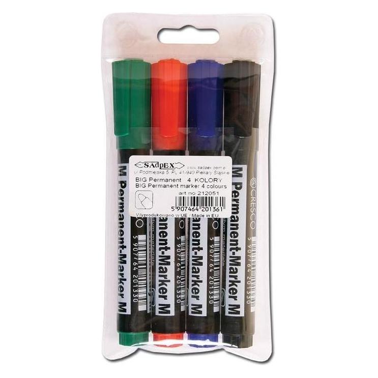 Cresco Permanentmarker B 4 Farben (42093654)