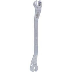 KS Tools 517.0270 CHROMEplus Offener Doppel-Ringschlüssel, gekröpft, 10x11mm