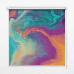 INNENROLLO - Fensterrollo - Rollo - 60x40 cm - Farbverschwimmen