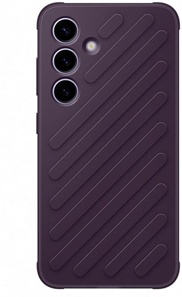 Original Samsung Galaxy S24 Shield Bagside Cover - Mørkelilla (GP-FPS921SACVW)