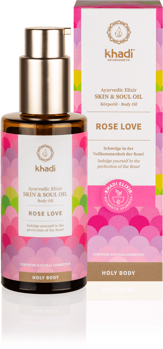 Khadi Ayurveda Regenerierendes Rosen-Körperöl 100 ml