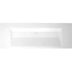 BetteAqua Einbauwaschtisch, ohne Hahnloch, ohne Überlauf, 1400x495x80mm, A072-000PW, Farbe: Weiß mit Glasur Plus