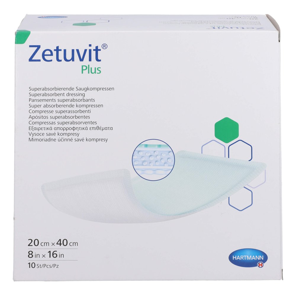 ToValCare GmbH Zetuvit Plus Extrastarke Saugkompr.steril 20x40 Cm 17380975