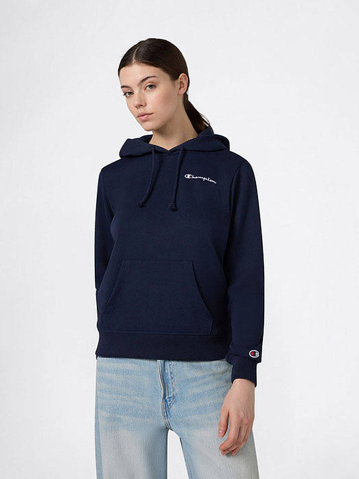 Champion Hoodie in Dunkelblau - S