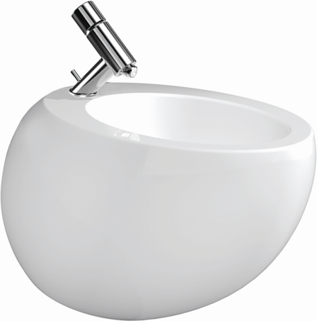 LAUFEN ALESSI ONE Wand-Bidet 8309714003041 weiß, mit LAUFEN Clean Coat