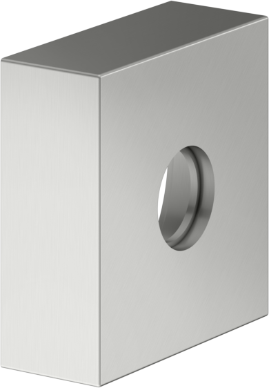 KEUCO IXMO Verlängerungsrosette 59545210282 eckig, für G 1/2 Unterputz-Anschlüsse, Edelstahl-Finish