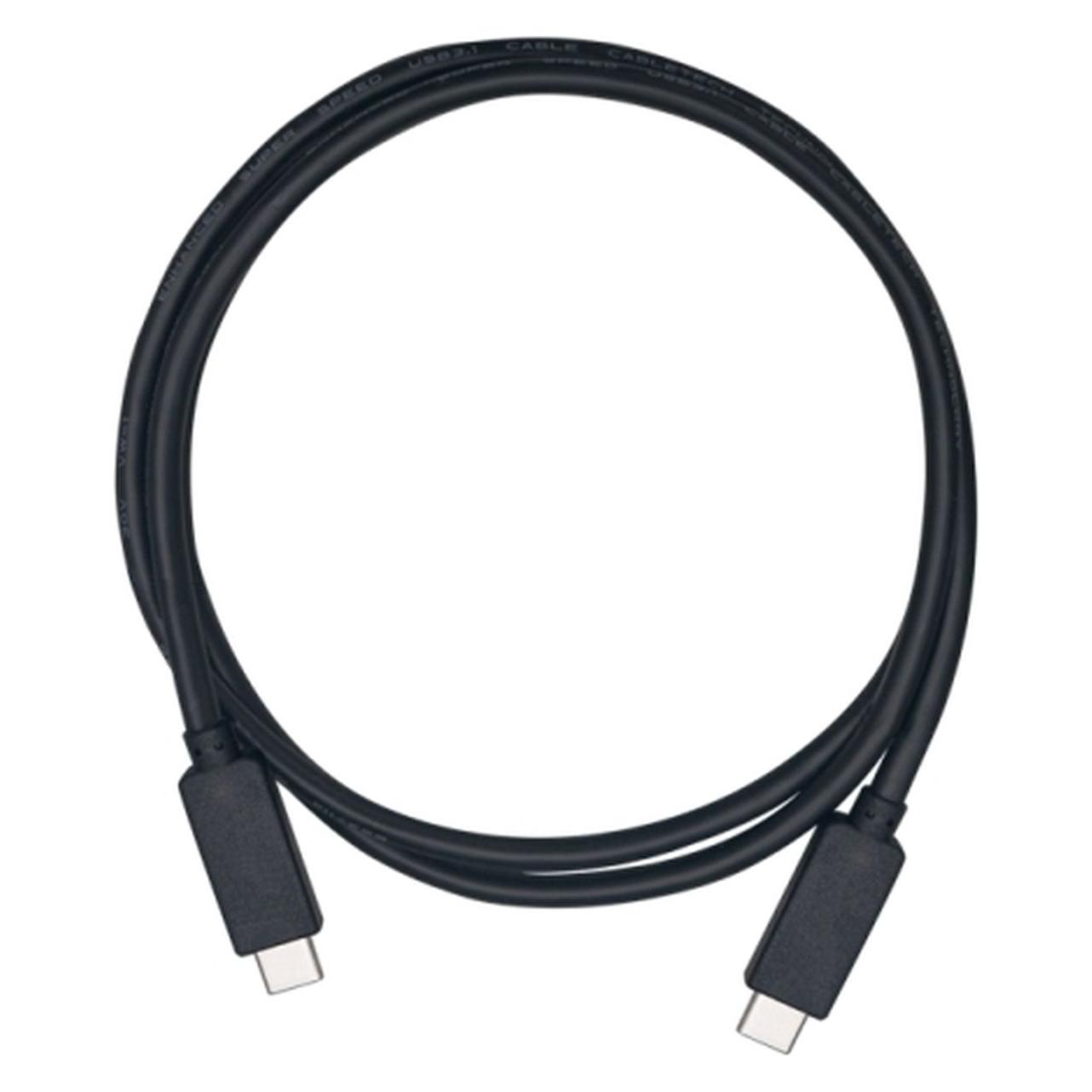 QNAP USB3.1 GEN2 TYPE-C TO TYPE-C CABLE USB Kabel USB 3.2 Gen 2 (3.1 Gen 2) USB C (1 m, USB 3.2 Gen 2) (CAB-U310G10MCC)