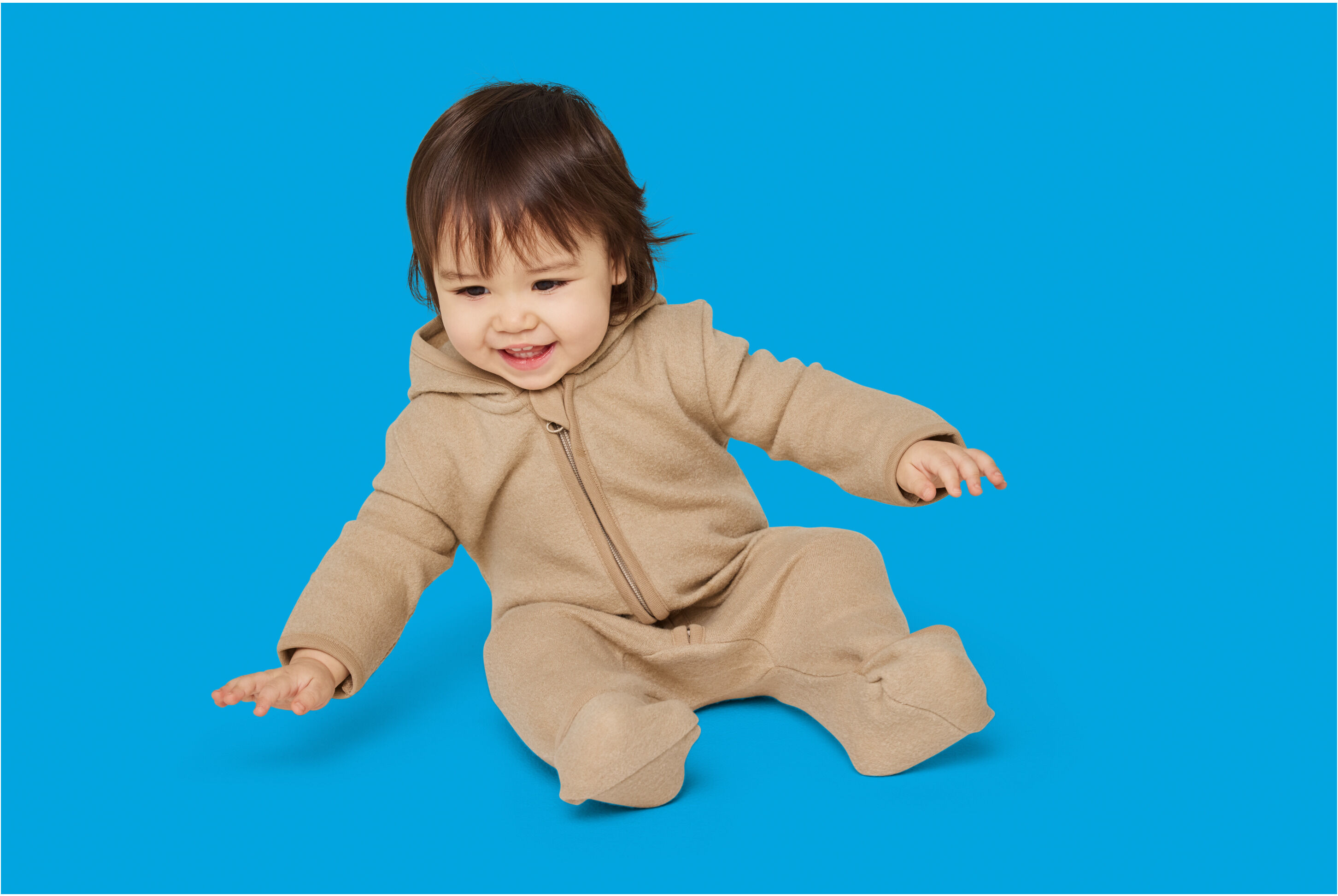 LUPILU® Premium Baby Wollwalk-Overall