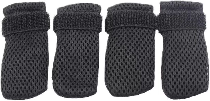 INF XL Universal Katzen- und Hundepfotenschutzschuhe - Schwarz