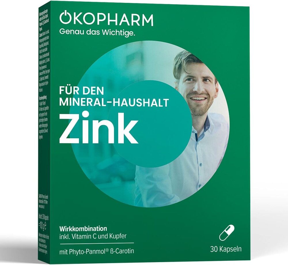 Ökopharm für den Mineral-Haushalt Zink Kapseln 30stk
