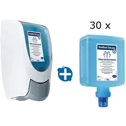 Bode CleanSafe basic Spender inkl. Sterillium Gel pure 1 L inkl. 30 x Bode Sterillium Gel pure 1 L